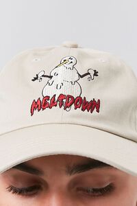 Embroidered Snowman Graphic Cap, image 2