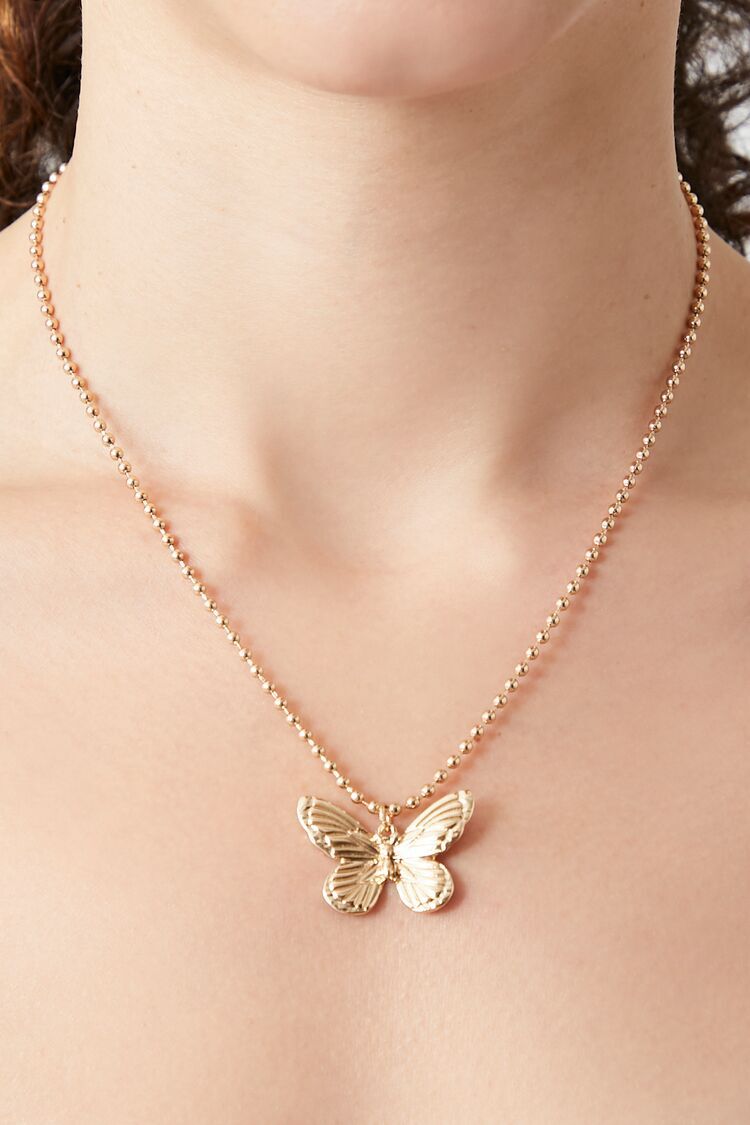 Stunning Silver Butterfly Choker Necklace
