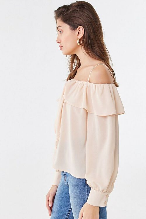 Knotted Open-Shoulder Top