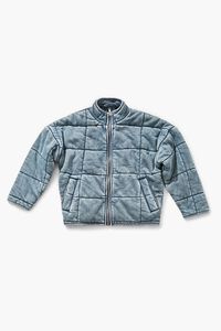 TEAL Kids Quilted Zip-Up Jacket (Girls + Boys), image 1