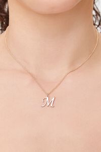 Initial Pendant Chain Necklace, image 1