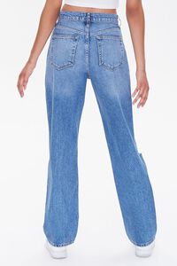 MEDIUM DENIM Distressed 90s-Fit Jeans, image 4