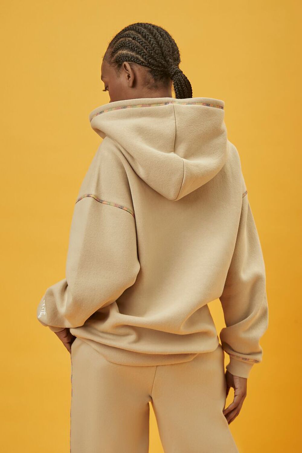 TAUPE/MULTI Shae Anthony Graphic Hoodie, image 3