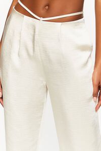 Satin Strappy Mid-Rise Pants, image 5