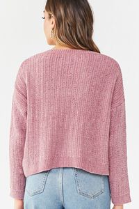 Chenille V-Neck Sweater, image 3