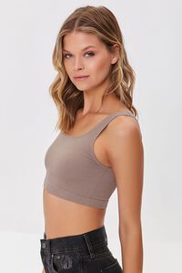 CAPPUCCINO Ribbed Seamless Bralette, image 2
