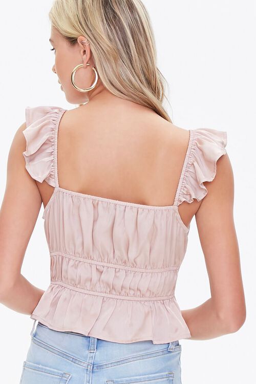 CHAMPAGNE Tiered Ruffle-Trim Top, image 3