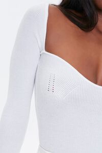 CREAM Ribbed Sweater-Knit Bodysuit, image 5