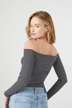 Odeerbi Off The Shoulder Crop Tops for Women Slim Fit Going Out