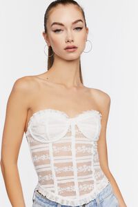 Lace Sweetheart Corset Top, image 6