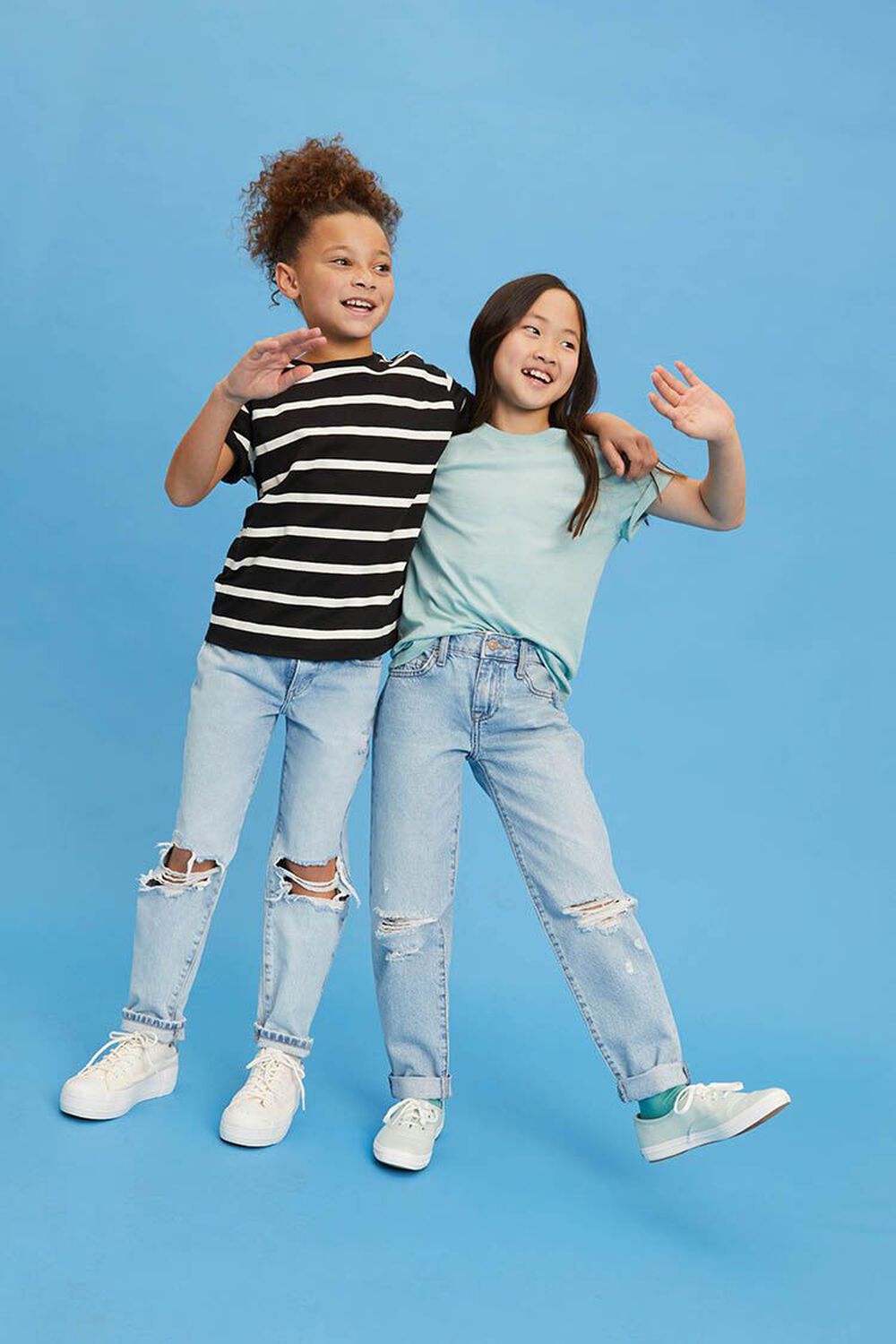 DENIM Girls Organically Grown Cotton Jeans (Kids), image 1