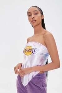 PURPLE/MULTI Lakers Graphic Scarf Top, image 5