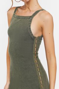 OLIVE Rib-Knit Bodycon Midi Dress, image 5
