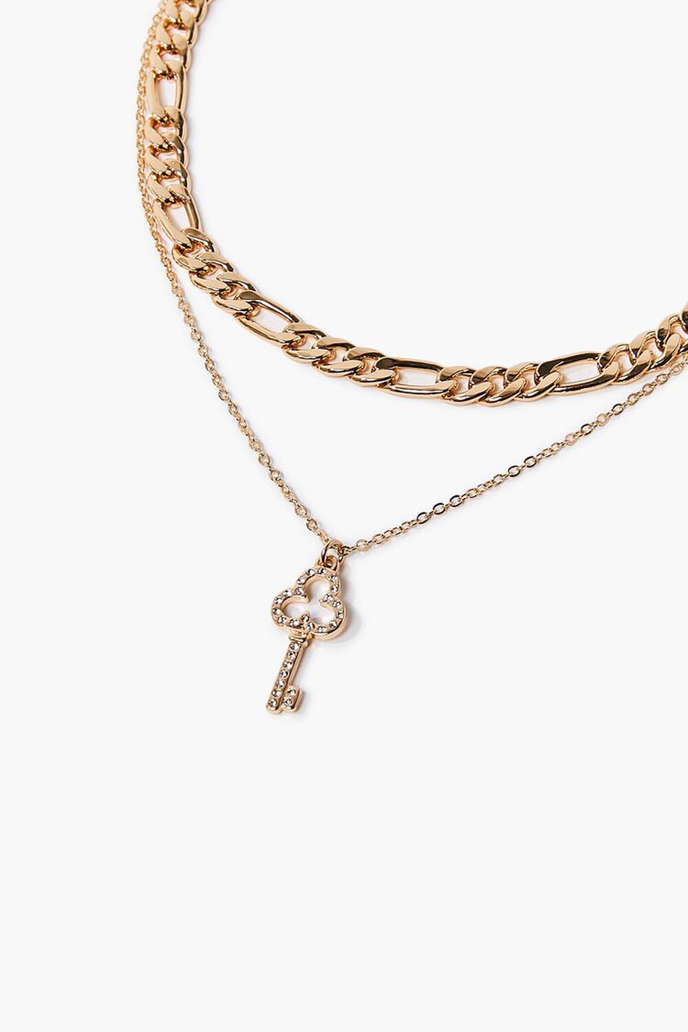 Key Charm Layered Necklace, image 1