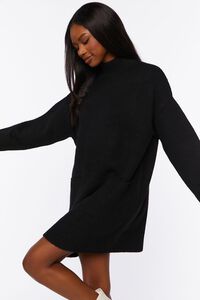 BLACK Marled Sweater Dress, image 2