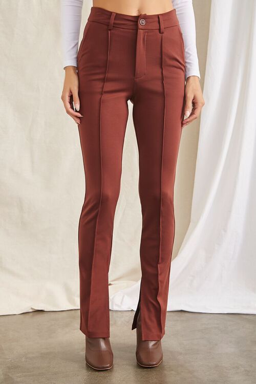 BROWN Relaxed-Fit Ankle Pants, image 2