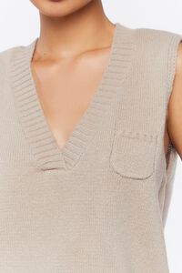 KHAKI Pocket Sweater Vest, image 5