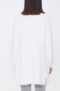 Fuzzy Knit Open-Front Cardigan, image 3