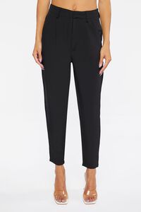 BLACK High-Rise Tapered Pants, image 2