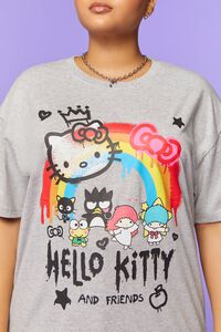 GREY/MULTI Plus Size Hello Kitty & Friends Graphic Tee, image 6