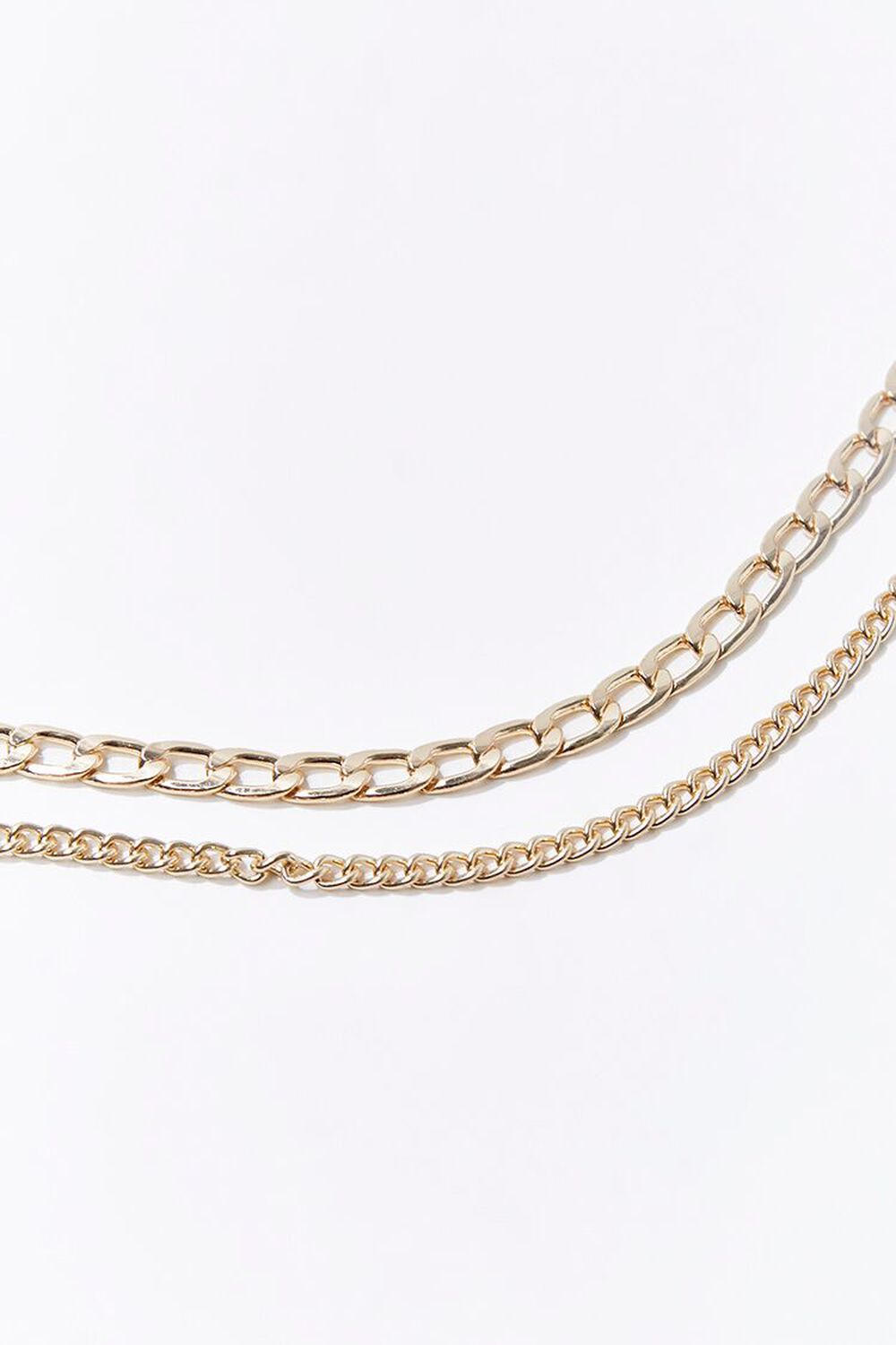 GOLD Sustainable Layered Chain Necklace, image 1