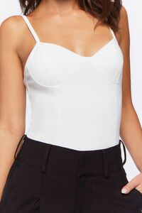 Ponte Knit Hook-and-Eye Bustier Cami, image 5