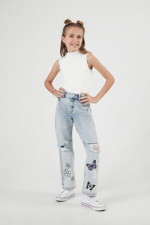 Buy Blue Jeans & Jeggings for Girls by Go Colors Online