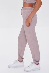 TAUPE French Terry Drawstring Joggers, image 3