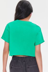 GREEN Cropped Crew Tee, image 3