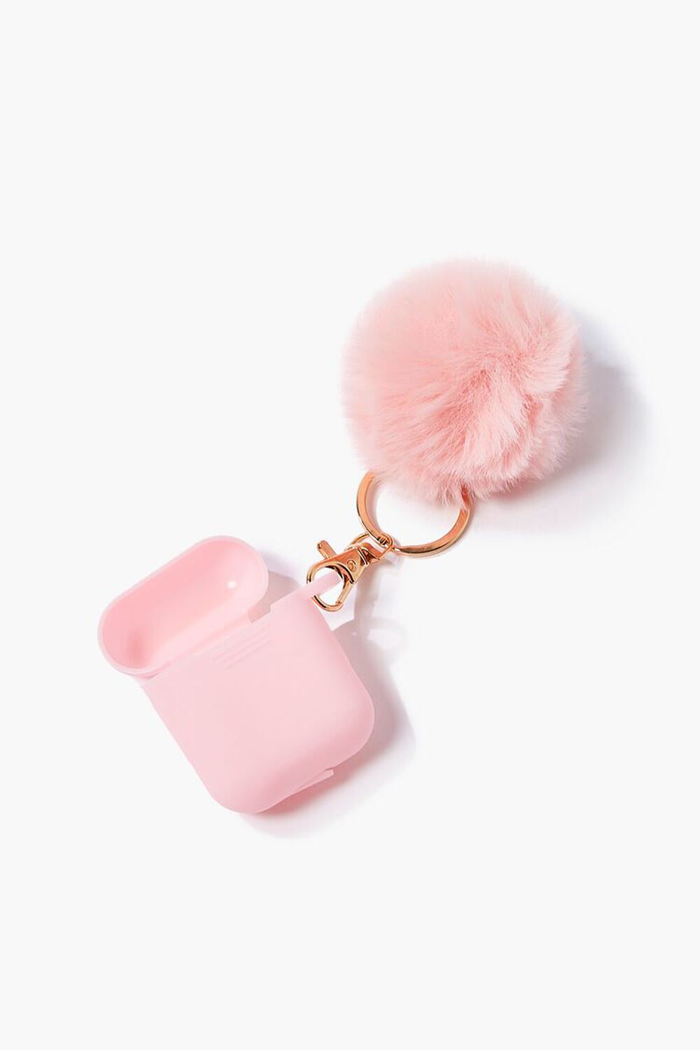 PINK Pom Pom Earbuds Case for AirPods, image 1