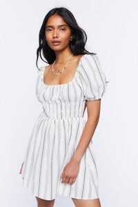 Striped Print Mini Dress, image 2