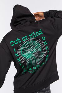BLACK/MULTI Out of Body Graphic Hoodie, image 3