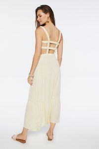 VANILLA Smocked Strappy Midi Dress, image 3