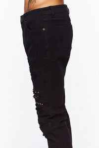 BLACK Studded Slim-Fit Jeans, image 4