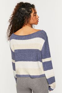 PINK/MULTI Striped Boat Neck Sweater, image 4