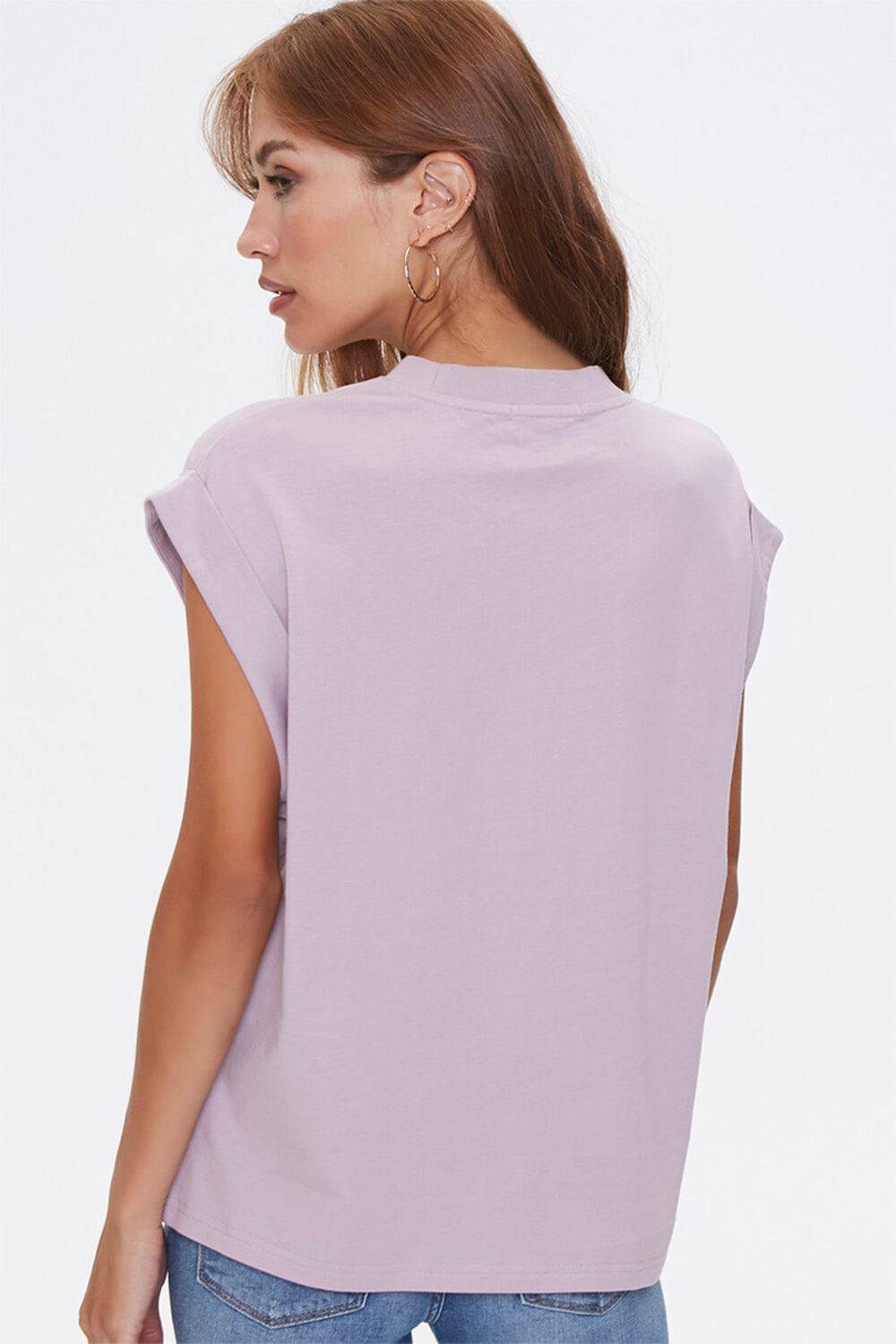 LILAC Cotton Muscle Tee, image 3