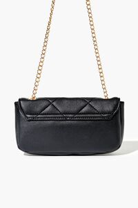 Quilted Faux Leather Crossbody Bag, image 3