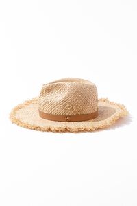 Straw Fedora Hat, image 2