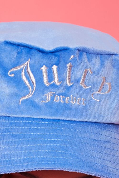 BLUE/SILVER Juicy Couture Bucket Hat, image 3