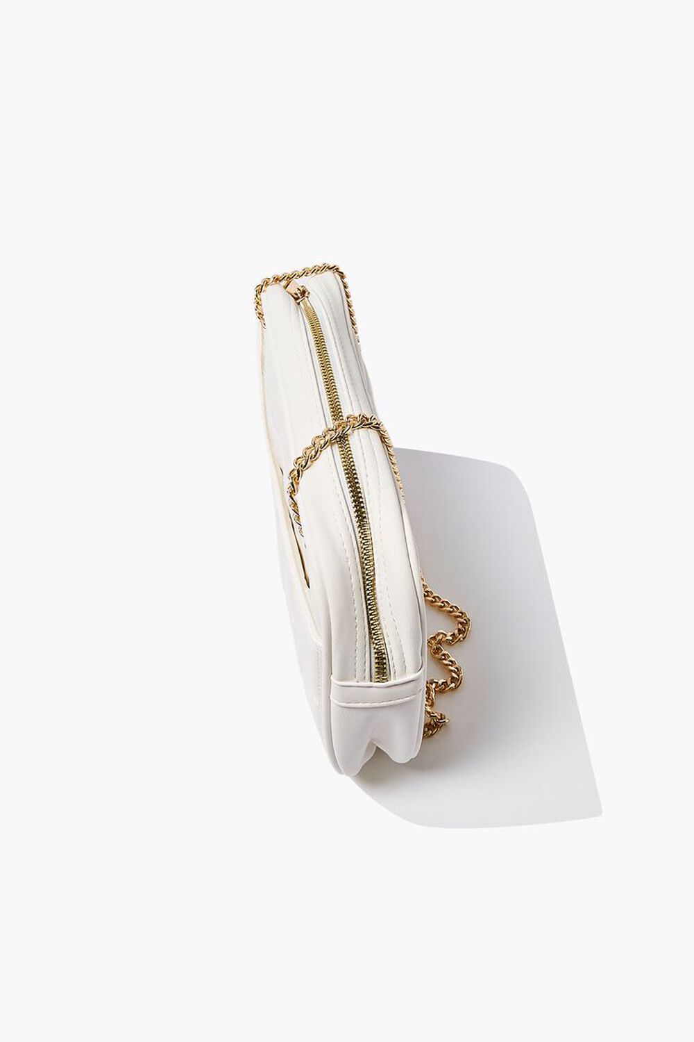 WHITE Quilted Crossbody Bag, image 3