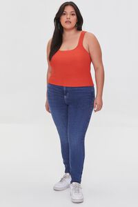 POMPEIAN RED  Plus Size Sweater-Knit Tank Top, image 4