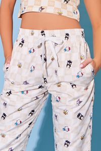 Juniors Hello Kitty And Friends Checkered Womens Mid Rise Flare Pull-On  Pants, Color: White - JCPenney