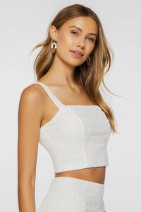 WHITE Lace Crop Top, image 2