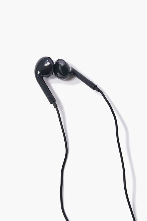 BLACK Electronic Wired Earbuds, image 2