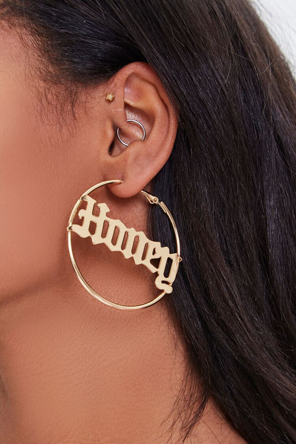 Honey Hoop Earrings, image 1