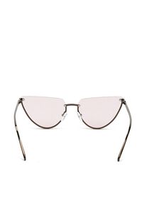 BROWN/ROSE Premium Semi-Rimless Butterfly Glasses, image 4