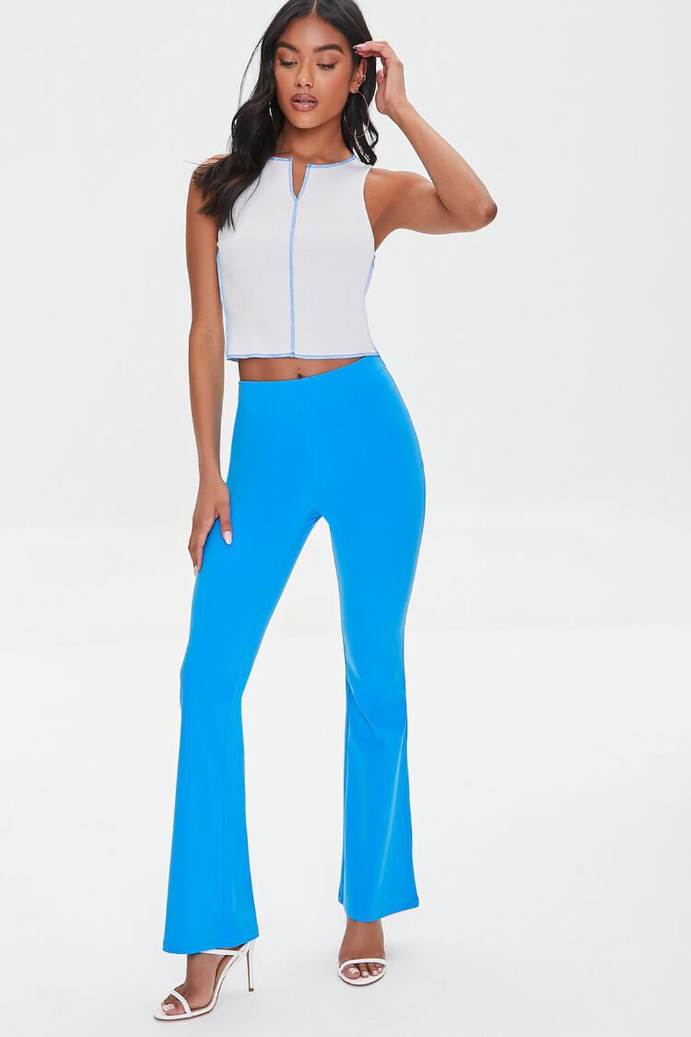PEACOCK Flare High-Rise Pants, image 1