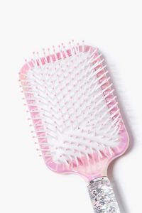 PINK/MULTI Glitter Square Paddle Hair Brush, image 2