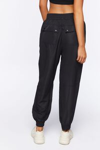 BLACK Active High-Rise Joggers, image 4