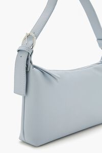 BLUE Faux Leather Shoulder Bag, image 5